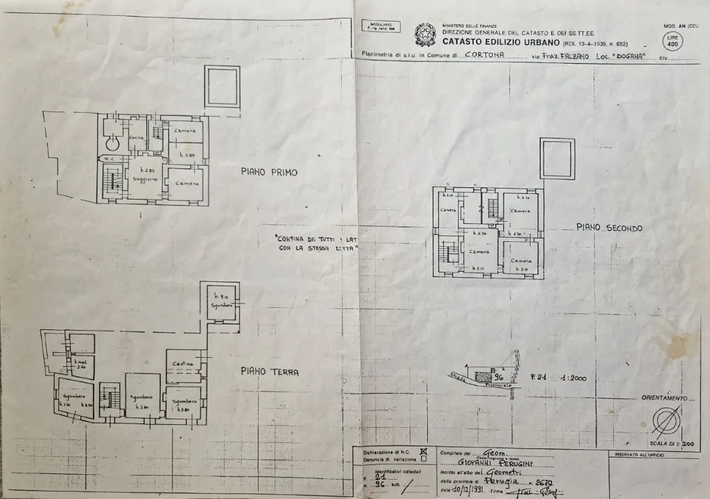 Estate with Multiple Properties for Sale In Cortona Tuscany Italy