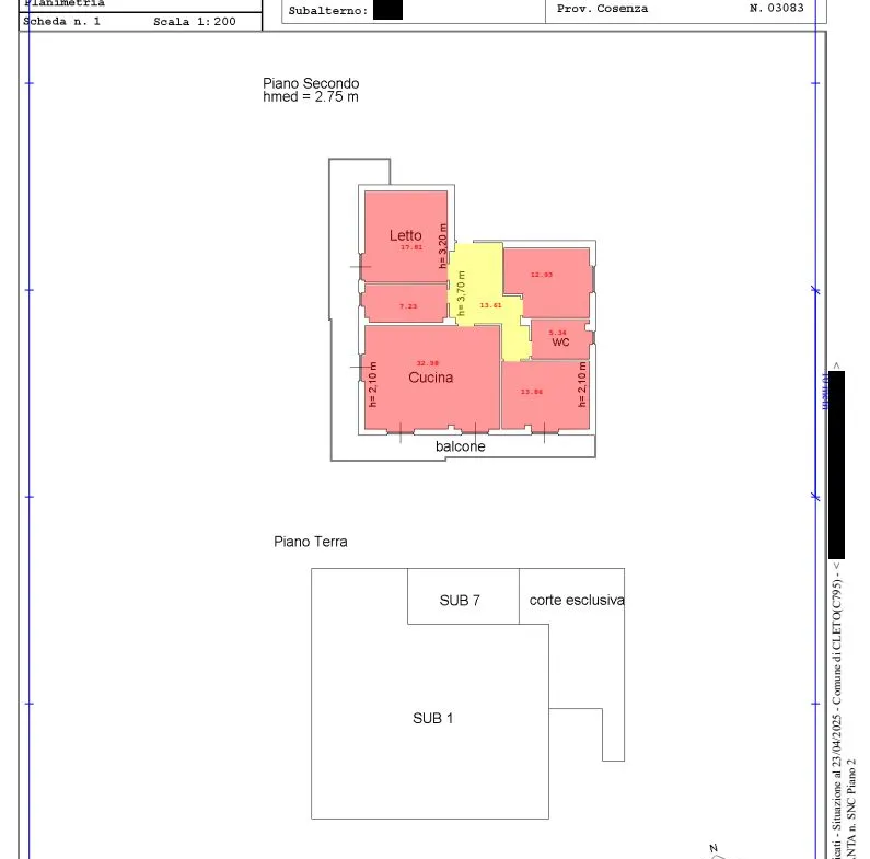 Commerical property with apartment for Sale In Cleto Calabria Italy