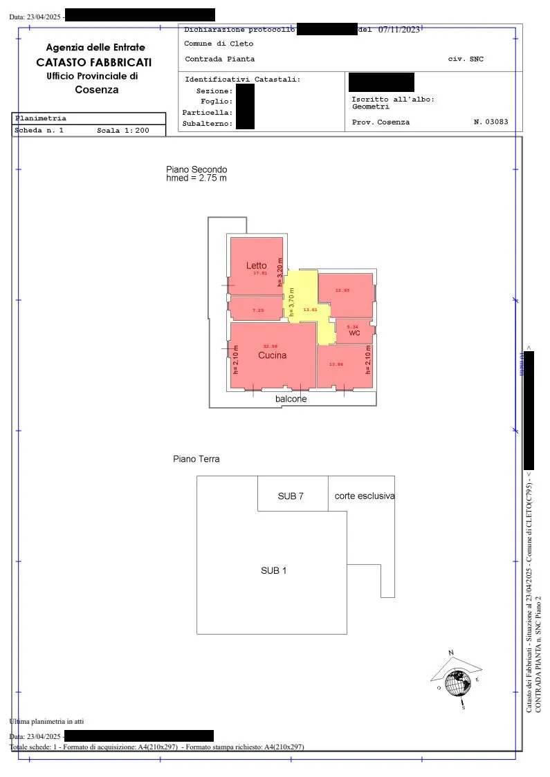 Commerical property with apartment for Sale In Cleto Calabria Italy