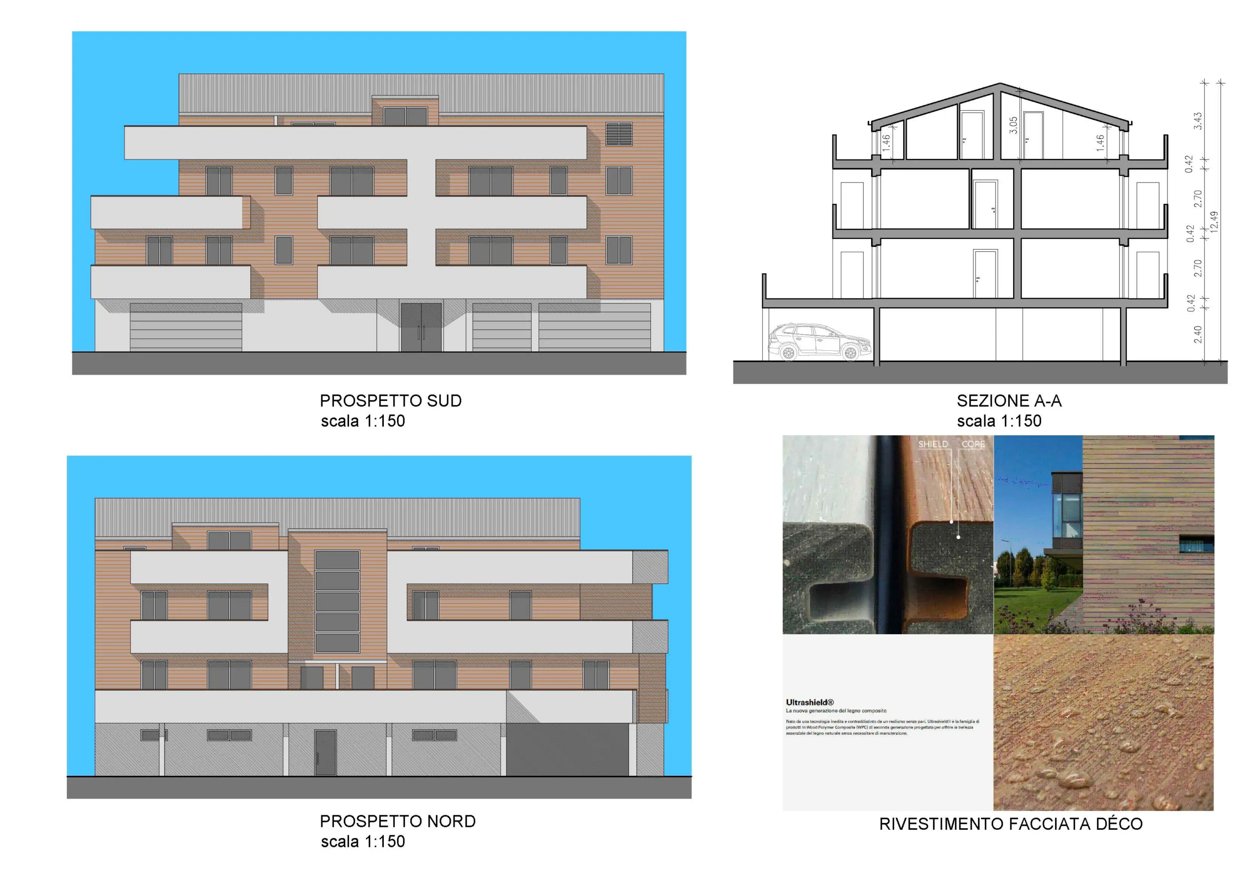 Commercial Building For Sale in front of Lake Iseo Lovere Italy