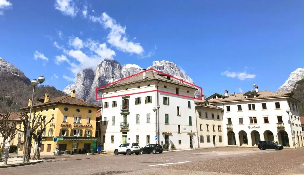 Excellent 2 Bed Penthouse for Sale In Agordo Dolomites Italy
