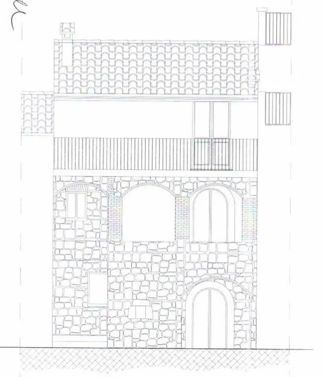 3 Bed Terraced house For Renovation For Sale In Vallespecara Italy