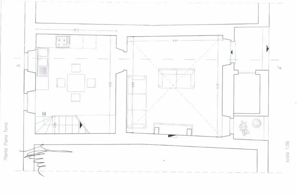 3 Bed Terraced house For Renovation For Sale In Vallespecara Italy